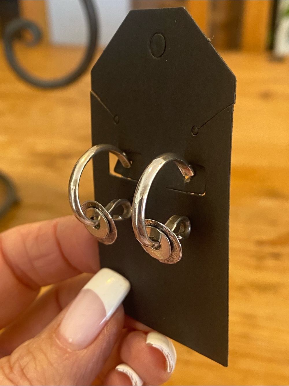 Silpada Sterling Silver Linked Hoop Earrings